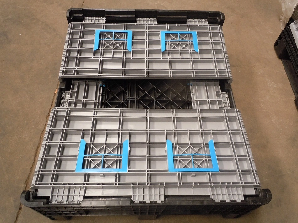 Folding Plastic Pallet Container for Storage and Logistics